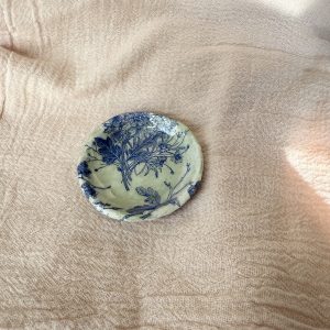 Blue Floral Trinket Tray